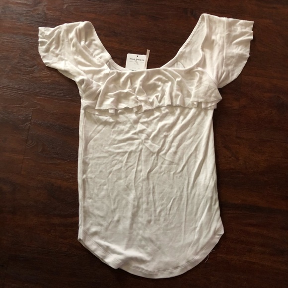 Free people white shirt - Picture 4 of 6